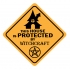 Muur/raam sticker house protection